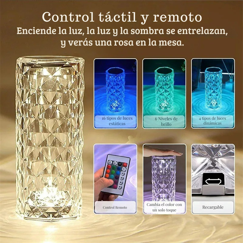 Lampara Touch RGB