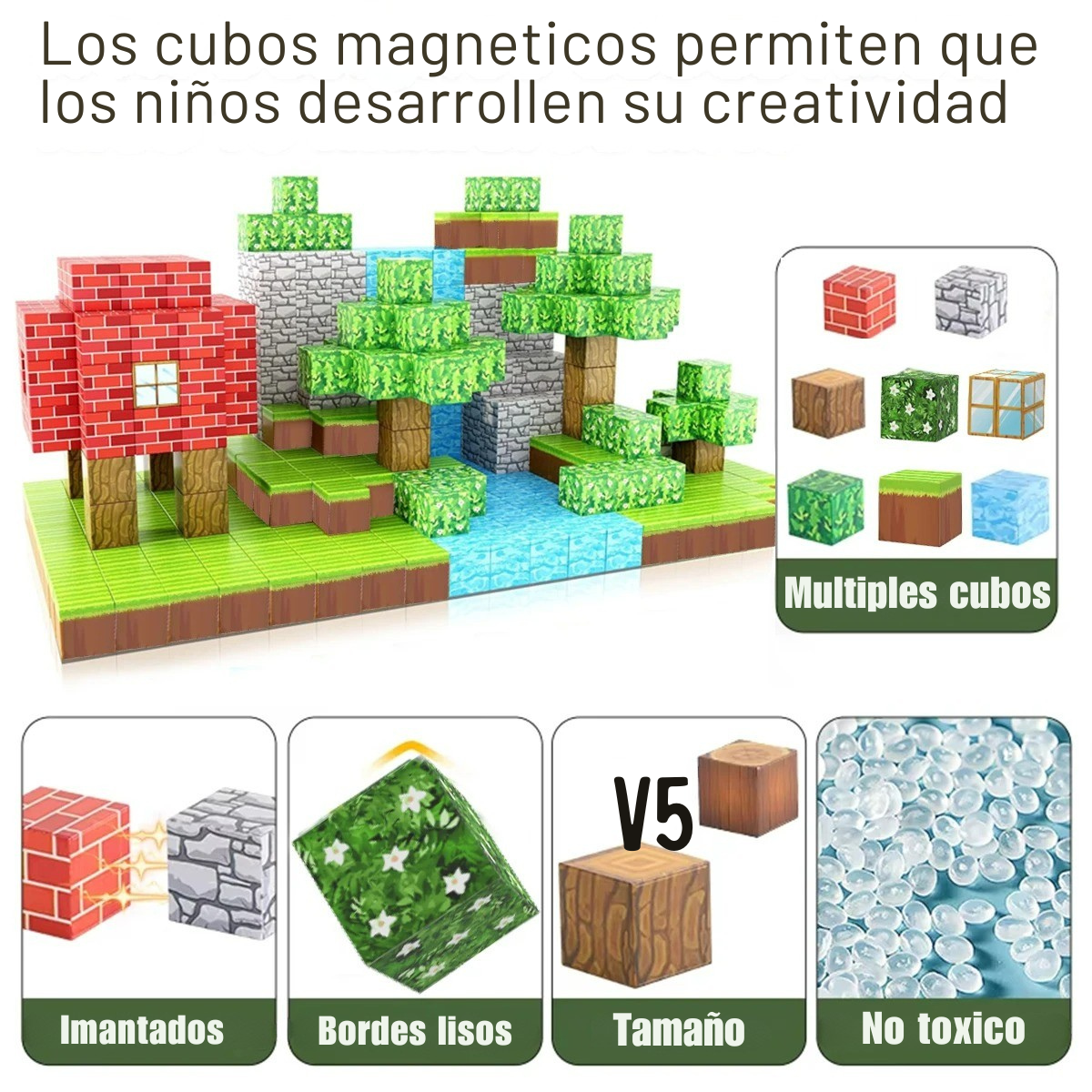 BLOQUES DE CONSTRUCCIÓN MAGNÉTICOS PACK X3 DE 28 PIEZAS